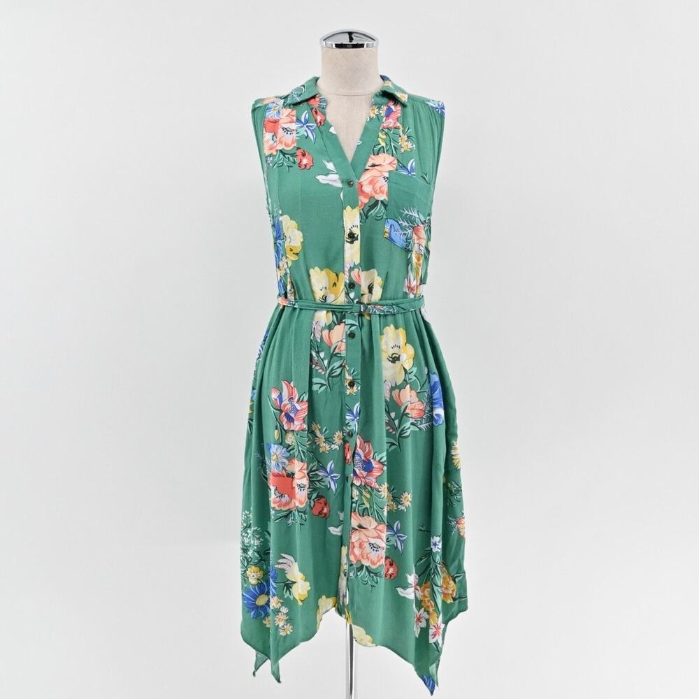 Maeve by Anthropologie Floral Viscose Maxi Dress